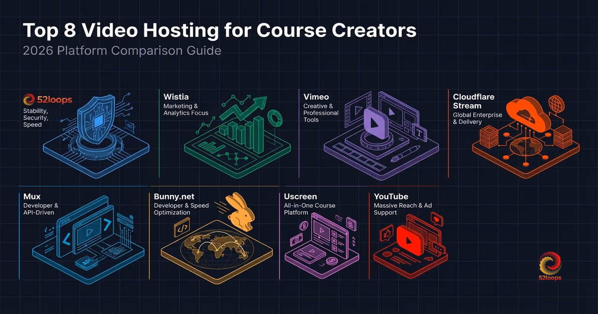 Top 8 Video Hosting Platforms for Course Creators in 2026 comparison guide